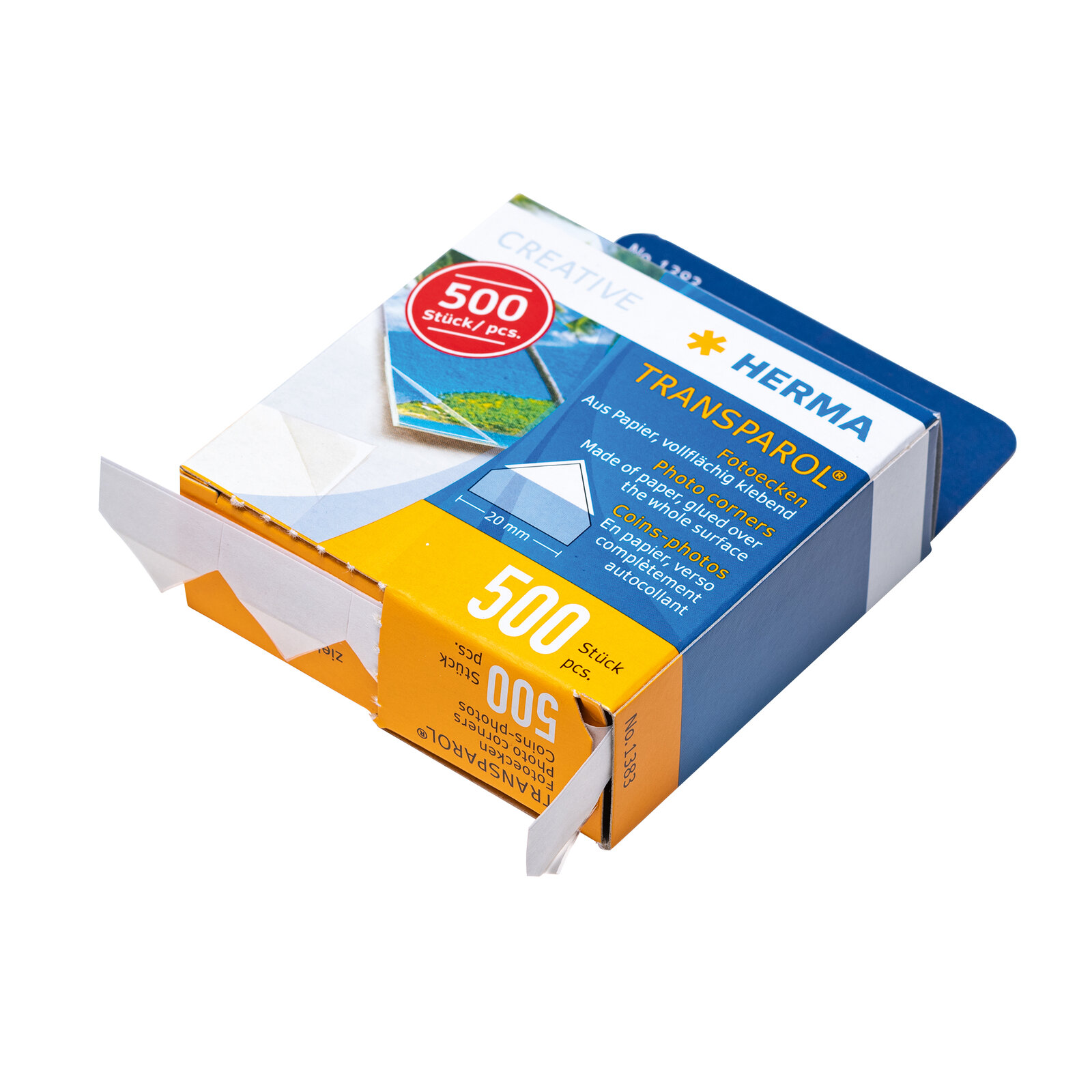 Self adhesive photo corners Picture corners from HERMA