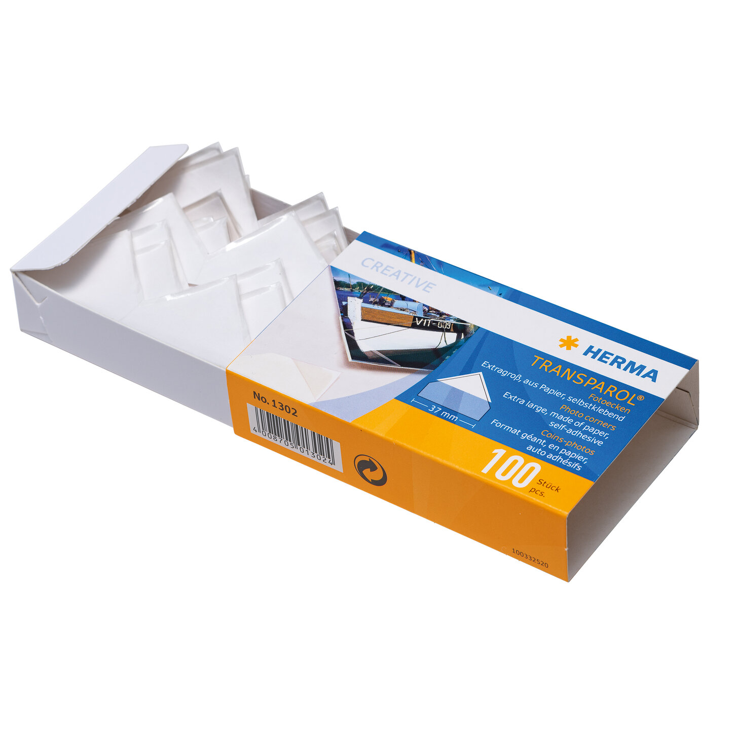 Self adhesive photo corners Picture corners from HERMA